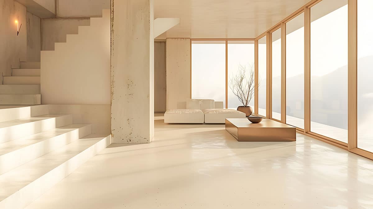 gietvloer beige