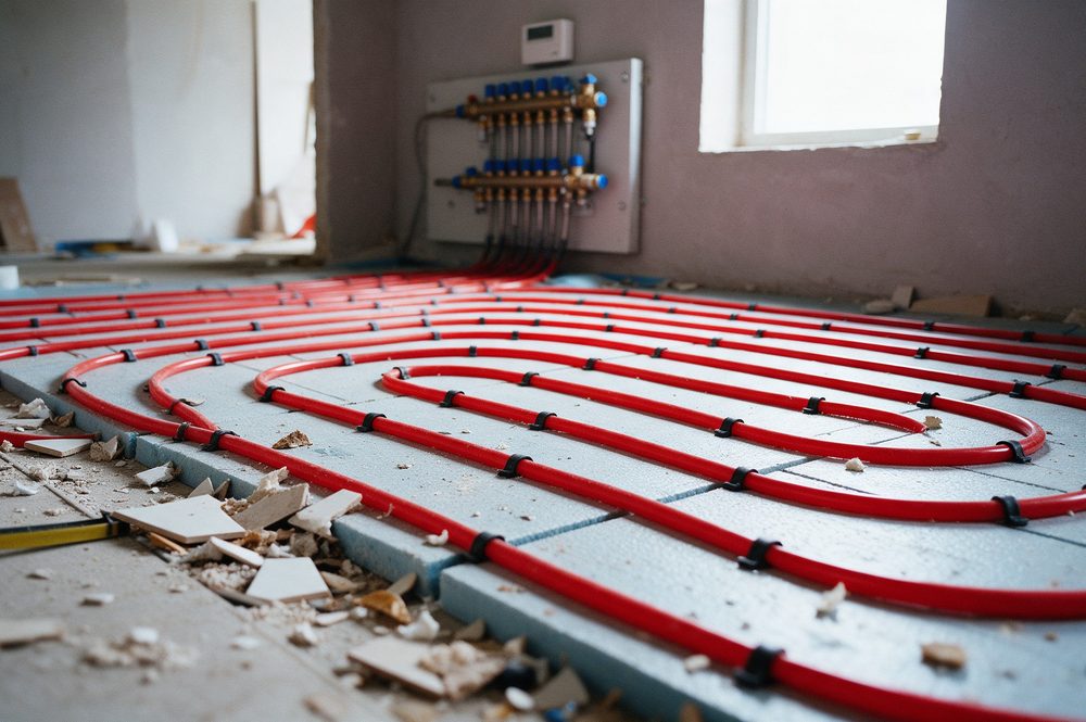 wat kost een gietvloer met vloerverwarming bij aanleg in nieuwbouw
