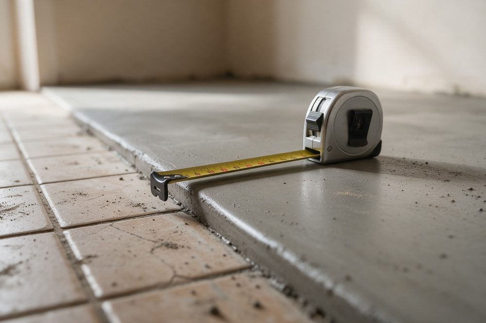oude tegelvloer als ondergrond bepaalt mee hoe duur een gietvloer is